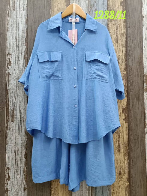 Casual Two Piece Shorts Sets